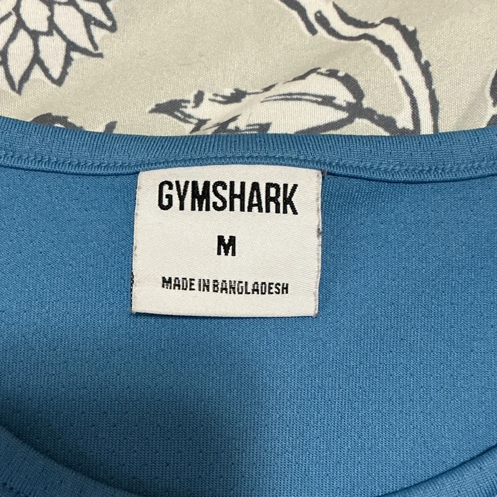 Gymshark Ocean Blue Muscle Tee - Picture 2 of 3